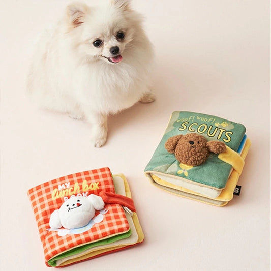 Snuffelboekje voor puppy's met pieper